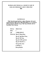 Trình bày phương pháp tính, ý nghĩa, những hạn chế của chỉ số giá tiêu dùng (CPI) và chỉ số điều chỉnh GDP | Bài thảo luận kinh tế vĩ mô