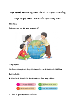 Soạn bài Đất nước chúng mình (trang 110 | Tiếng việt 2 sách Kết nối tri thức