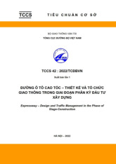 TCCS 42:2022/TCĐBVN | Môn Geometric Design for Highway - Đại học Xây Dựng Hà Nội