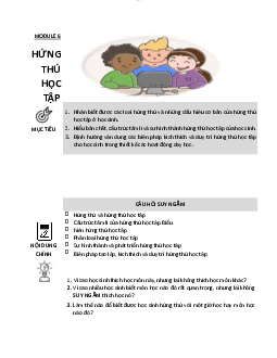 Chủ đề 6 | môn Tâm Lý học giáo dục | Đại học Sư Phạm Hà Nội
