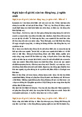 Nghị luận về giá trị của lao động hay, ý nghĩa nhất