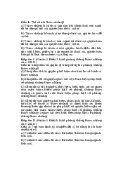 Bài tập ôn tập chương V môn Pháp luật đại cương