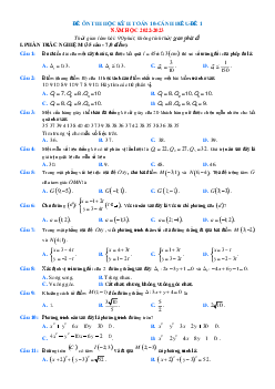 Bộ đề ôn thi HK2 Toán 10 Cánh diều có lời giải chi tiết