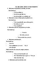 Speaking Topics | Học viện Hành chính Quốc gia