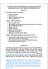 Vấn đề đạo đức sinh viên khóa k23 trong môi trường giáo dục đại học ở Học viện Hành chính Quốc gia