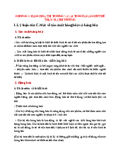 Tóm tắt lý thuyết Chương 2: Hàng hóa, thị trường và vai trò của các chủ thể tham gia thị trường môn Kinh tế chính trị Mác - Lênin | Trường Đại học Điện lực