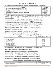 Bài tập ôn thi môn Kế toán quản trị | Đại học Thái Nguyên