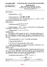 Đề Thi Tuyển Sinh 10 Môn Toán Chuyên Tin Sở GD Hòa Bình 2025-2026 Có Đáp Án