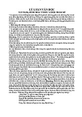 Đề cương: Hình thức xã hội và thẩm mĩ | Môn Lý luận văn học - Đại học Sư phạm Hà Nội 2