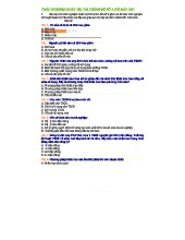 TRẮC NGHIỆM QUẢN TRỊ TÀI CHÍNH ĐỀ SỐ 5 VÀ ĐÁP ÁN CHI TIẾT