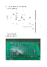 Báo cáo thực tập cơ bản - Sơ đồ mạch khuếch đại âm tần | Thực tập cơ bản | Trường Đại học Bách khoa Hà Nội