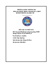 Dự án SmarDex | Bài Tập Cá Nhân Thương mại điện tử