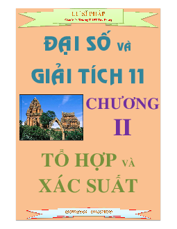 Chuyên đề tự luận và trắc nghiệm tổ hợp và xác suất – Lư Sĩ Pháp