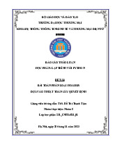 Phân Loại Hoa Iris Bằng Thuật Toán Cây Quyết Định | Bài thảo luận Lập trình Python