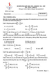 Đề giữa học kì 1 Toán 11 năm 2024 – 2025 trường THPT Võ Thị Sáu – TP HCM