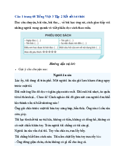 Giải SGK Tiếng Việt 3 trang 68 Bài 16: Alo, tớ đây - Đọc mở rộng | Kết nối tri thức