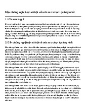 Dẫn chứng nghị luận xã hội về ước mơ chọn lọc hay nhất | Ngữ văn 11