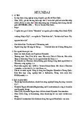 Bài Tập Nhóm Về Tập Đoàn Công Nghiệp Nặng Hàn Quốc | Môn Hàn Quốc học - Trường Đại học Khoa học, Đại học Thái Nguyên