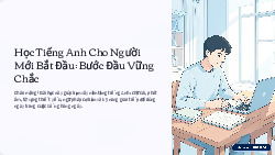 tieengs anhcho nguoi moi bat dau