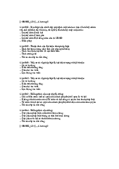 Hướng dẫn ôn tâp môn Pháp Luật 2 | Trường đại học Điện Lực