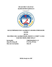 Phân tích cuộc giao dịch trong truyện “Cây khế” và cuộc đàm phán trong phim “Bố già” | Môn Giao dịch và đàm phán kinh doanh - Đại học Kinh Tế Quốc Dân