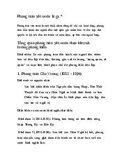 Phong trào yêu nước theo khuynh hướng phong kiến: Tổng quan và diễn biến | Lịch sử đảng | Trường Đại học Kinh tế Thành phố Hồ Chí Minh