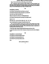 Chương I: Biến Cố và Xác Suất - HVTC 2022