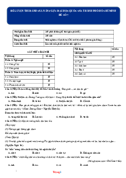 Đề ôn thi năng lực 2022 ĐH QG TPHCM - Đề 7 (có đáp án)