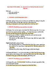 Bài 26: Mặt trời, trái đất, mặt trăng | Tài liệu Tự nhiên và xã hội 3