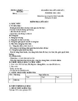 Bộ đề thi giữa học kì 1 môn GDCD lớp 7 năm 2023 - 2024 CD - Đề 1