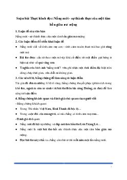 Soạn bài: Thực hành đọc: Nắng mới - sự thành thực của một tâm hồn giàu mơ mộng Ngữ Văn 8 | Kết nối tri thức