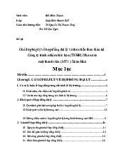 Chuyên đề thực tập: Chế độ pháp lý hợp đồng đại lý tại Công ty TNHH Xuân Hoà | Môn Pháp luật đại cương - Học viện Hành chính Quốc gia