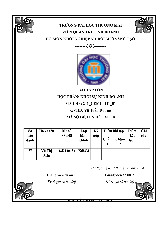 Bài tập lớn Khởi sự Kinh doanh | Đại học Thương Mại