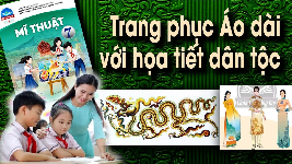 Giáo án điện tử Mĩ Thuật 7 Bài 4 Chân trời sáng tạo: Trang phục áo dài với họa tiết dân tộc