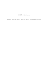 ÔN THI CUỐI KÌ OOP - LÝ THUYẾT VÀ THỰC HÀNH OOP