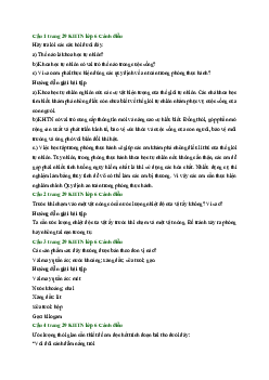 Giải sách giáo khoa môn Khoa học tự nhiên lớp 6 Bài tập Chủ đề 1 và 2 | Sách Cánh Diều