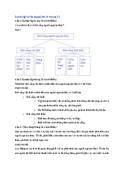 Giải SGK môn Lịch sử 6 bài 4 Xã hội nguyên thủy |  Cánh Diều