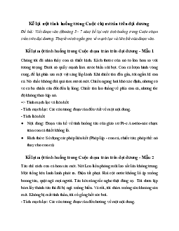 Văn mẫu lớp 7: Đoạn văn kể lại một tình huống trong Cuộc chạm trán trên đại dương | Kết nối tri thức