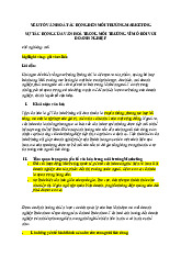 Yếu tố văn hoá ảnh hưởng đến môi trường Marketing | Nguyên Lý Marketing | Đại học Tôn Đức Thắng