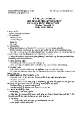 Giáo án Công nghệ trồng trọt | Công Nghệ 10 sách Cánh Diều