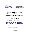 Đề tài: IMC plan cho thương hiệu Icon DenimFina  - tài liệu tham khảo | Đại học Hoa Sen