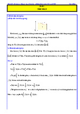 Các dạng bài tập tích phân Toán 12 Cánh Diều