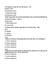 LUẬT HÌNH SỰ - Trắc nghiệm 2015: Câu hỏi và Đáp án chi tiết | Môn Pháp luật đại cương - Học viện Hành chính Quốc gia