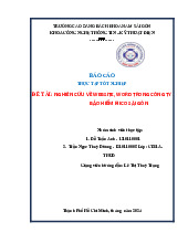 Nghiên cứu về website, word trong công ty bảo hiểm Pjico Sài Gòn | Môn Báo cáo thực tập - Trường Cao đẳng Bách khoa Nam Sài Gòn