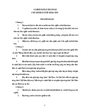 Ôn Tập Học Phần Chủ Nghĩa Xã Hội Khoa Học | Đại học Thương Mại