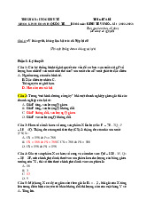 Đề giữa kỳ - Môn Kinh tế vĩ mô - Đại Học Kinh Tế - Đại học Đà Nẵng
