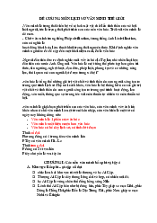 Đề cương ôn tập - Lịch sử văn minh thế giới | Đại Học Hà Nội