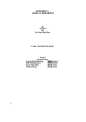 Report 4 - Chemistry Laboratory | Trường Đại học Quốc tế, Đại học Quốc gia Thành phố HCM