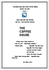 Quản trị học phân tích the coffee house - Môn Quản trị Học - Đại Học Kinh Tế - Đại học Đà Nẵng