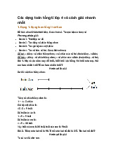 Các dạng toán tổng tỉ lớp 4 và cách giải nhanh nhất